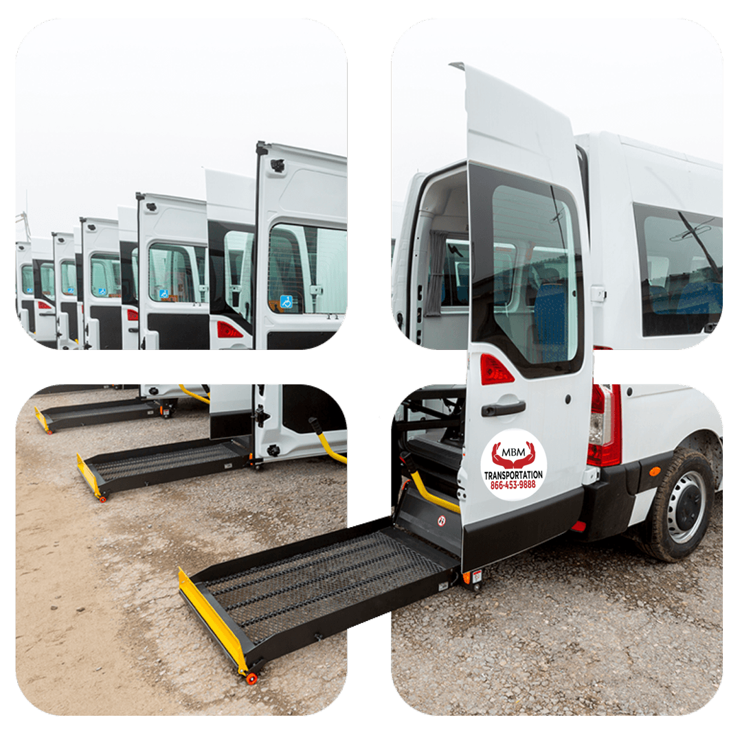 MBM transportation for wheelchair patients